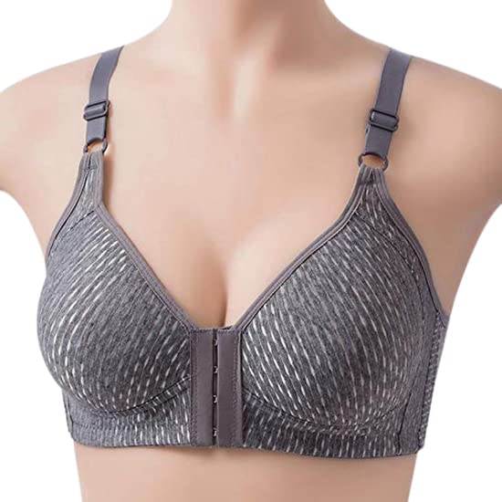 Wireless Front Close Bras for Women - Full Coverage Comfortable Bras with Large Bust Support - Perfect for Daily Wear, Workouts & Relaxation