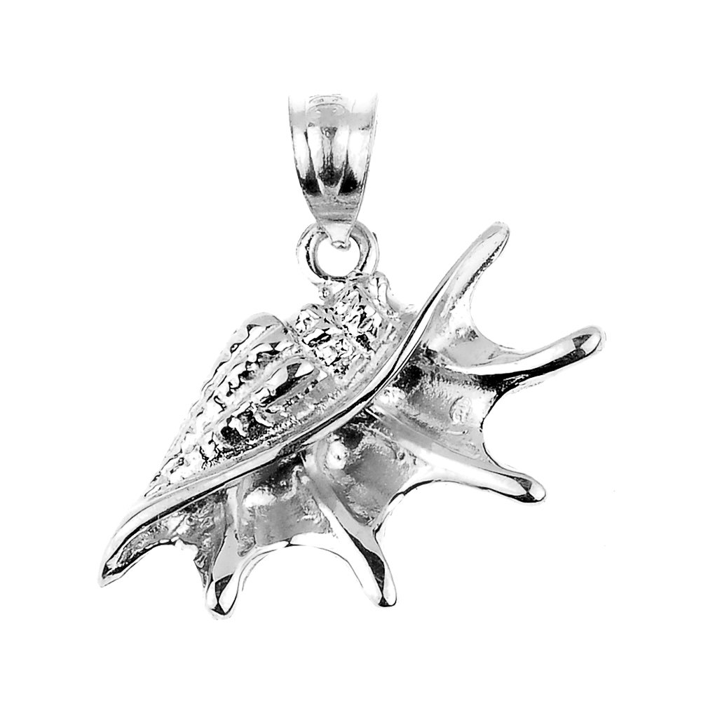 925 Sterling Silver Seashell Charm Pendant Necklace for Women - Elegant Beach Jewelry Gift for Summer, Vacation & Boho Style