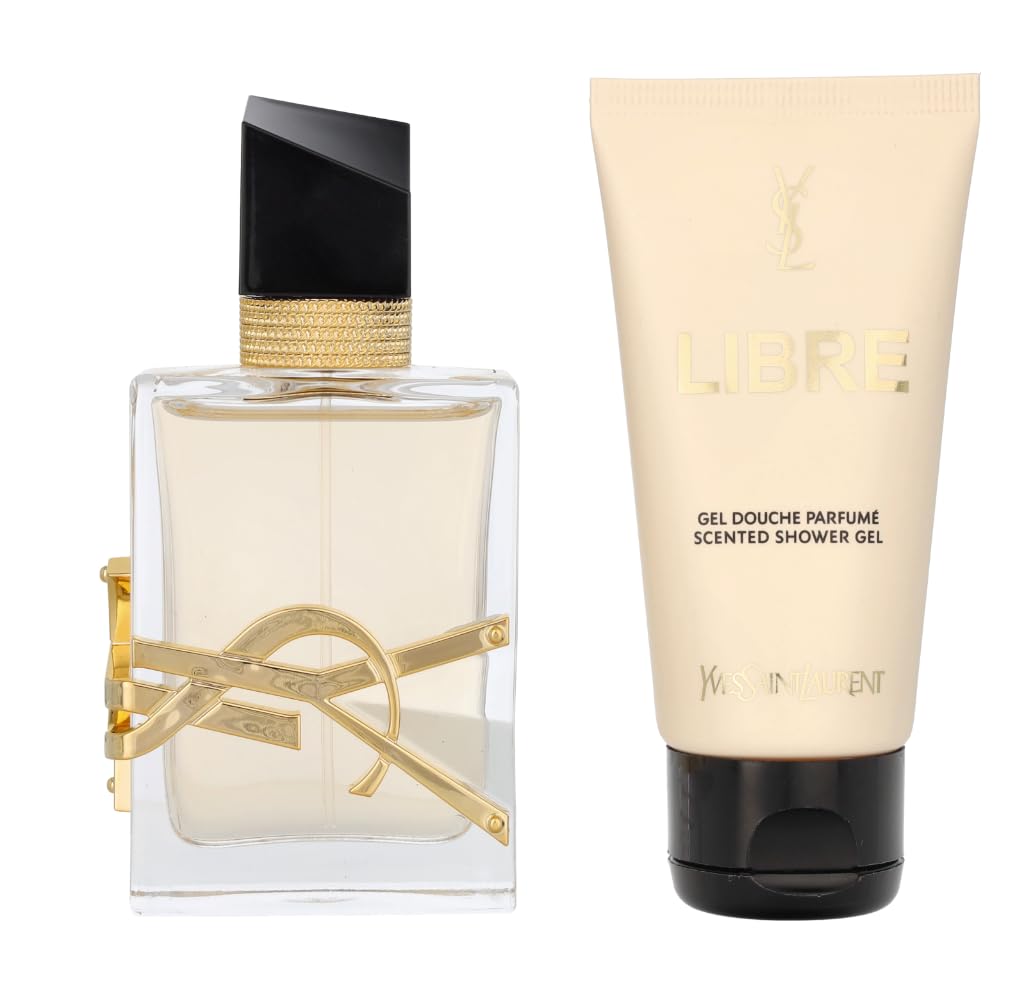 Yves Saint Laurent Libre Eau de Parfum Gift Set for Women - 1.7 oz Perfume + 1.7 oz Shower Gel | Luxury Floral Vanilla Scent | Perfect for Date Night, Anniversary & Special Occasions