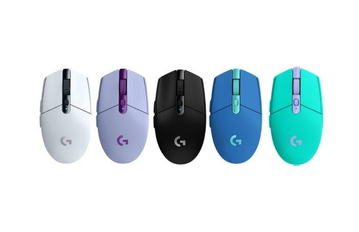 Logitech G304 LIGHTSPEED Wireless Gaming Mouse (Black/White/Blue/Purple/Pink) - Ergonomic Design for PC, Laptop, Mac - Perfect for Gaming, Office, and Home Use