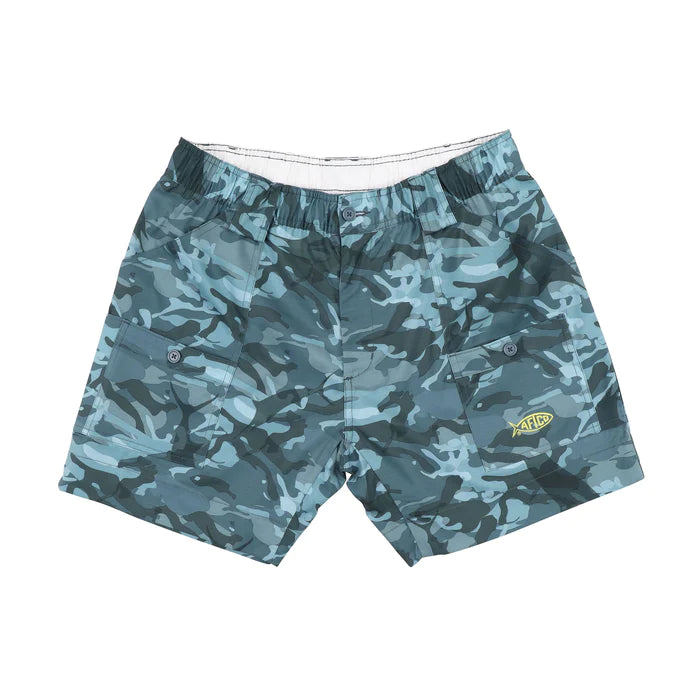 AFTCO TOFS Camo Fishing Shorts - Quick-Dry, Lightweight & Durable for Outdoor Adventures, Hiking, and Water Sports