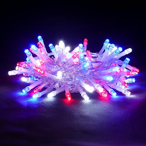 Clear Wire-Red White Blue