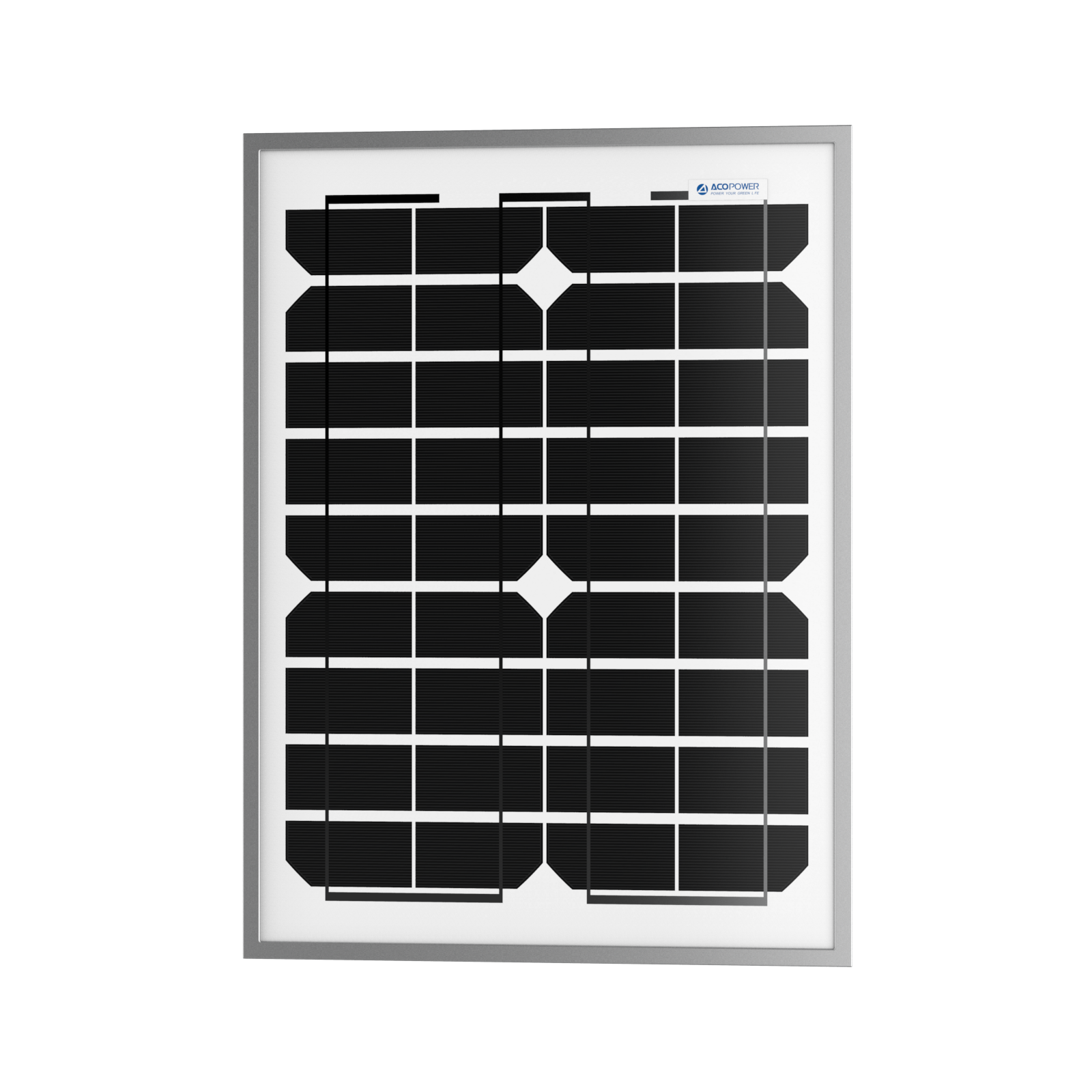 ACOPower 20W Monocrystalline Solar Panel for 12V Battery Charging - Portable Off-Grid Power for RV, Boat, Camping & Emergency Use