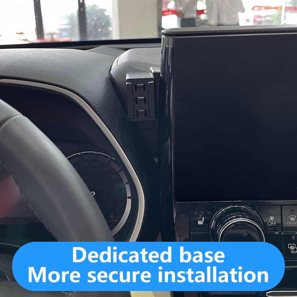 Universal Car Phone Holder Mount for Toyota Highlander & Highlander Hybrid 2020-2025 - Dashboard & Air Vent Compatible - Hands-Free GPS Navigation, Charging & Safe Driving Accessory - Perfect for Commuting, Road Trips & Uber/Lyft Drivers