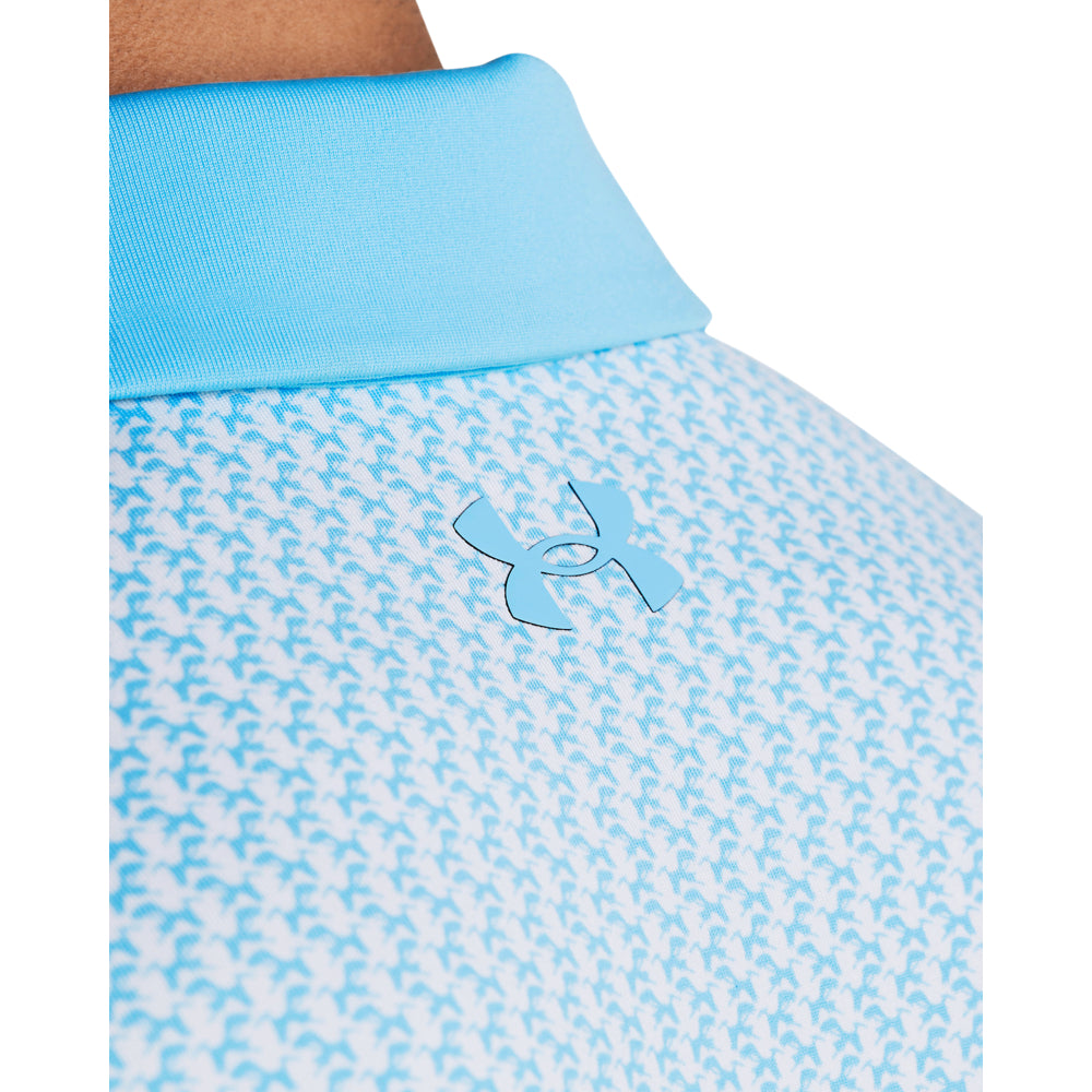 Men's Under Armour Playoff Printed Polo Shirt - Moisture-Wicking, Breathable & Quick-Dry Performance Golf & Casual Wear