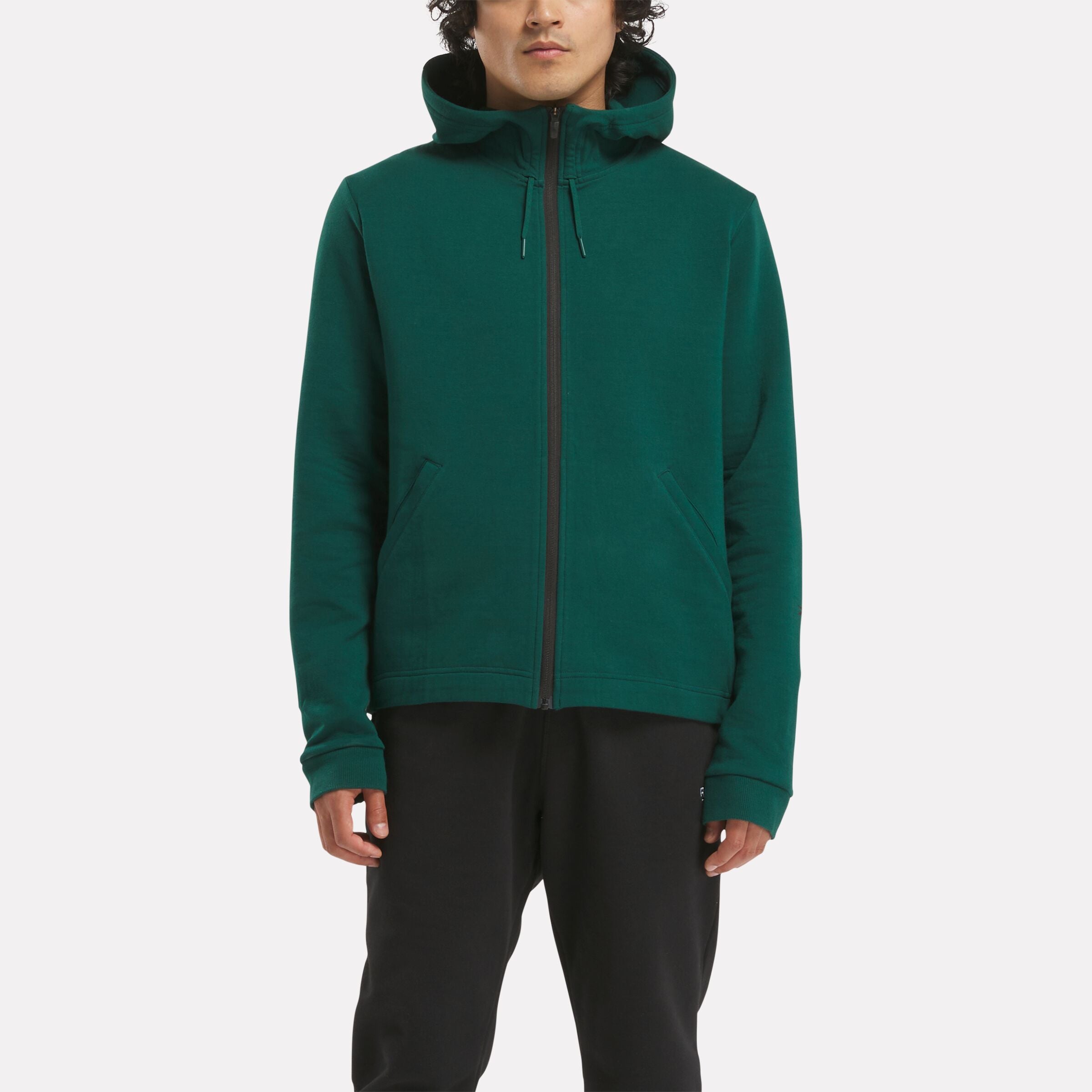 Active Collective Dreamblend Full Zip Hoodie for Men & Women - Soft Fleece Pullover with Pockets - Perfect for Gym, Running & Casual Wear - Collegiate Green