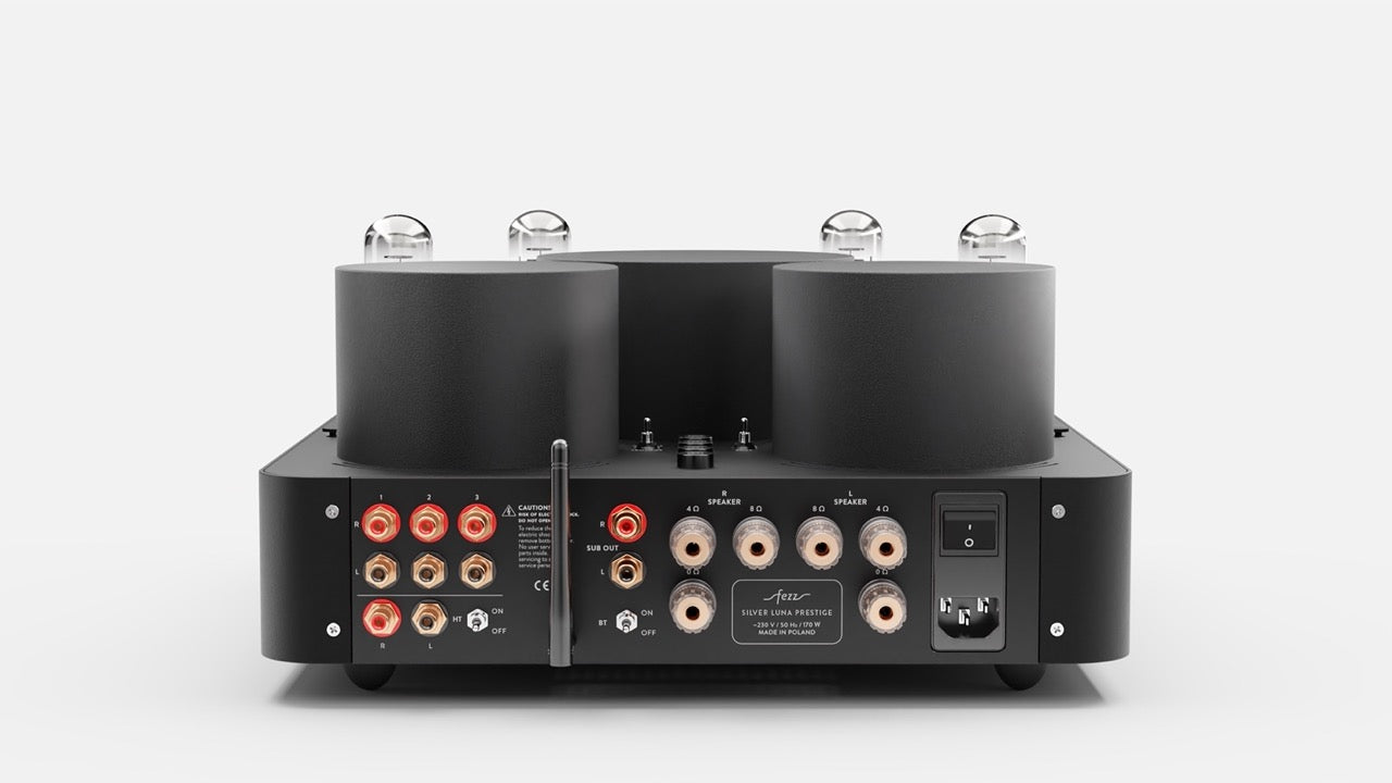 Fezz Audio Silver Luna Prestige Tube Integrated Amplifier - High-End Tube Amp for Audiophiles | Perfect for Home Theater & Music Listening Systems