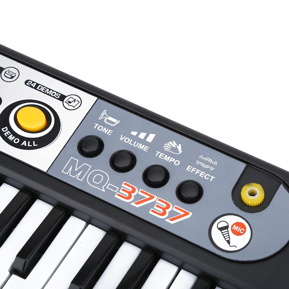 VGEBY1 37-Key Electric Digital Piano Keyboard for Kids - Portable ABS Plastic Piano with Built-in Speakers, Perfect for Beginners, Home Practice & Music Learning