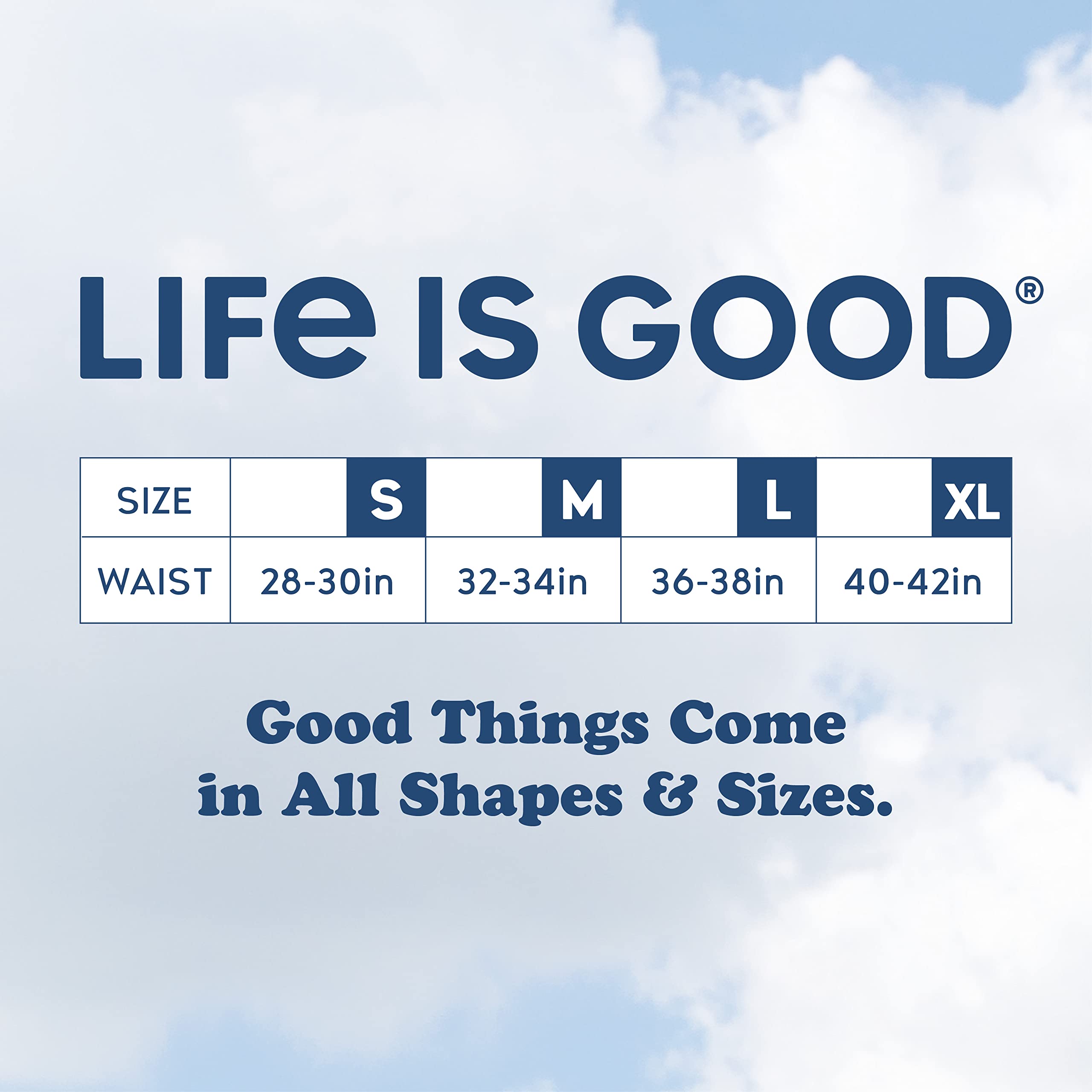 Life is Good Men’s Boxer Briefs - 3 Pack Stretch Underwear with Fly Pouch - Breathable Cotton Boxers for Men (S-XL) - Perfect for Everyday Wear, Gym & Travel