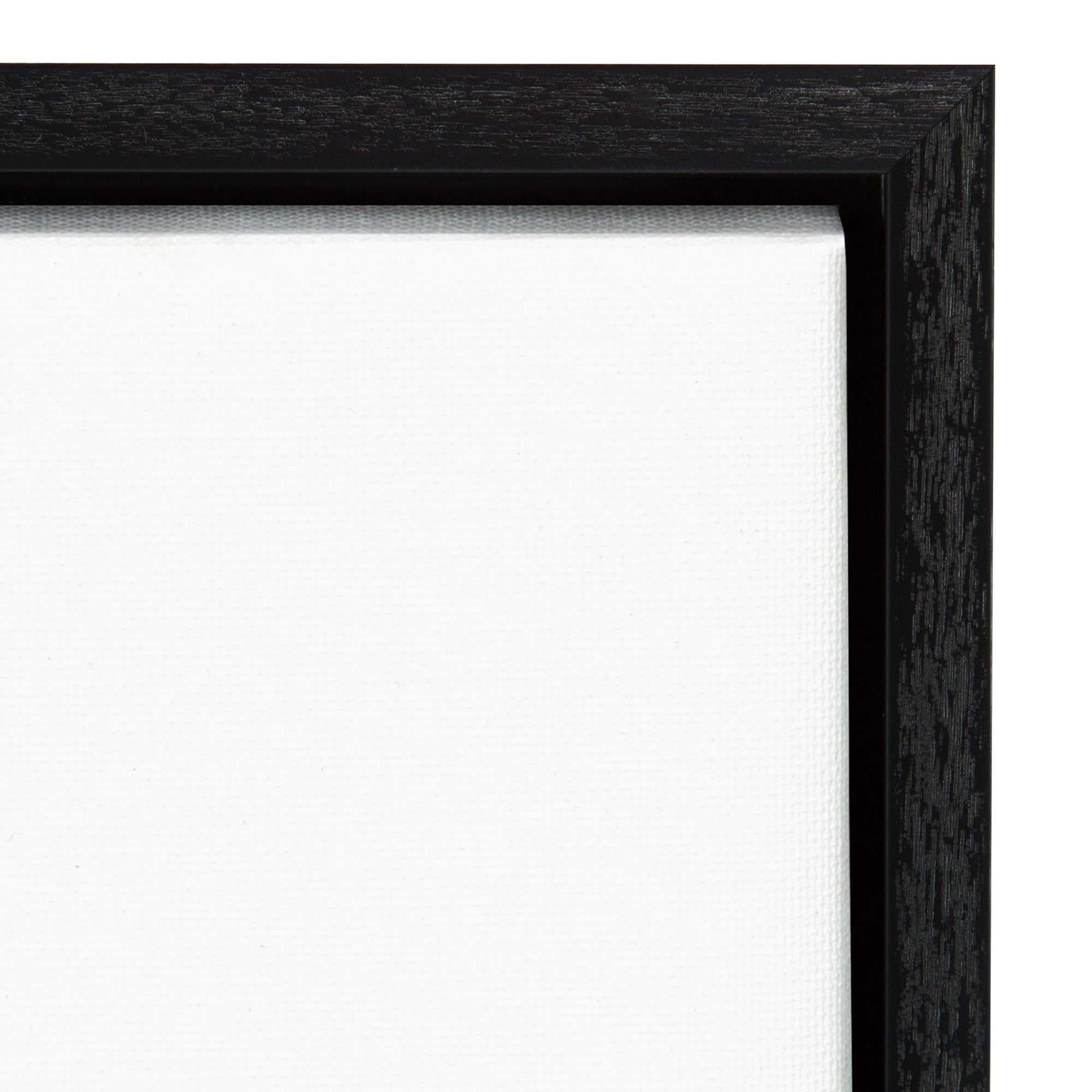 Amanti Art Framed Canvas Wall Art 23x16 - Wistful Nature Painting by Nathan Larson - Modern Framed Canvas Artwork for Living Room, Bedroom, Office Decor - Perfect for Home, Office & Commercial Spaces
