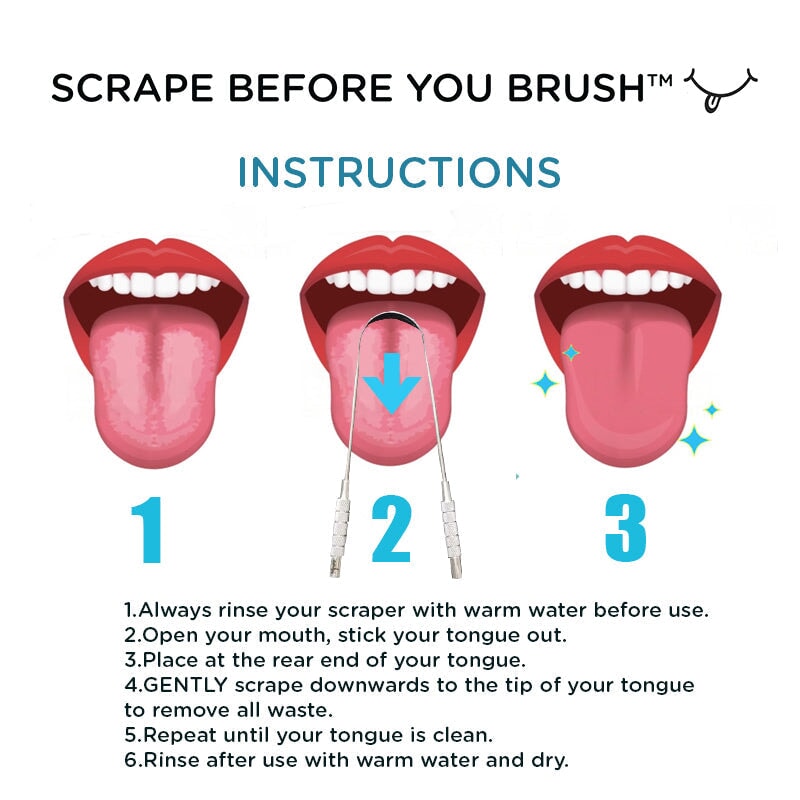 EMBI OOC CU29 Pure Copper Tongue Scraper for Oral Hygiene - Fresh Breath & Plaque Removal - Natural Metal Tongue Cleaner for Daily Dental Care Routine