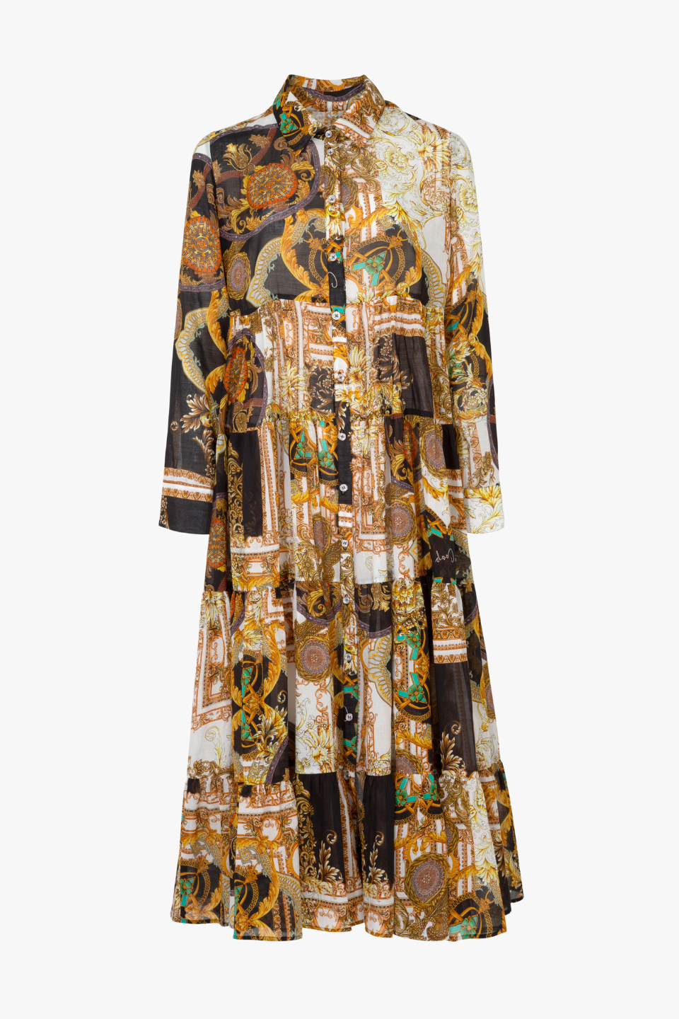 Sun & The Swoon Women's Gilt Maxi Dress - Elegant Flowy Long Dress for Summer, Beach, Weddings & Special Occasions