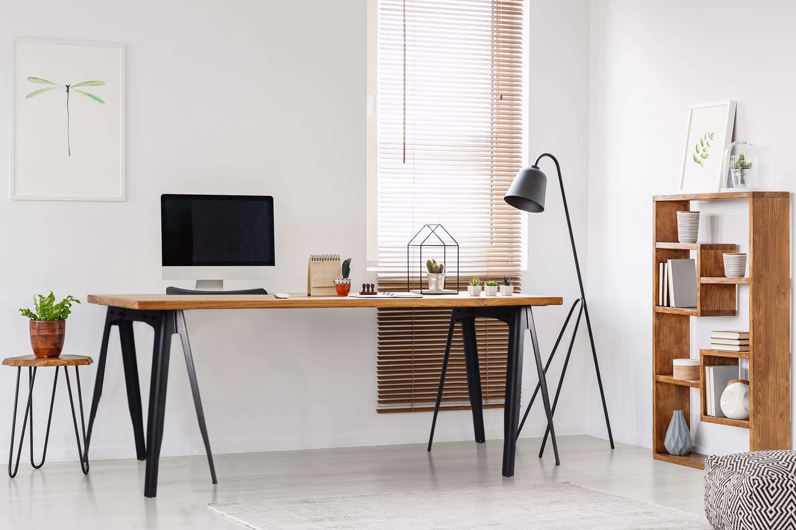 Topower Black Steel Table Legs - Heavy Duty Solid Iron Support Feet for DIY Desk, Bench & Office Furniture - Set of 2 (A-Leg) - Perfect for Home Office, Workshop & Industrial Workstations