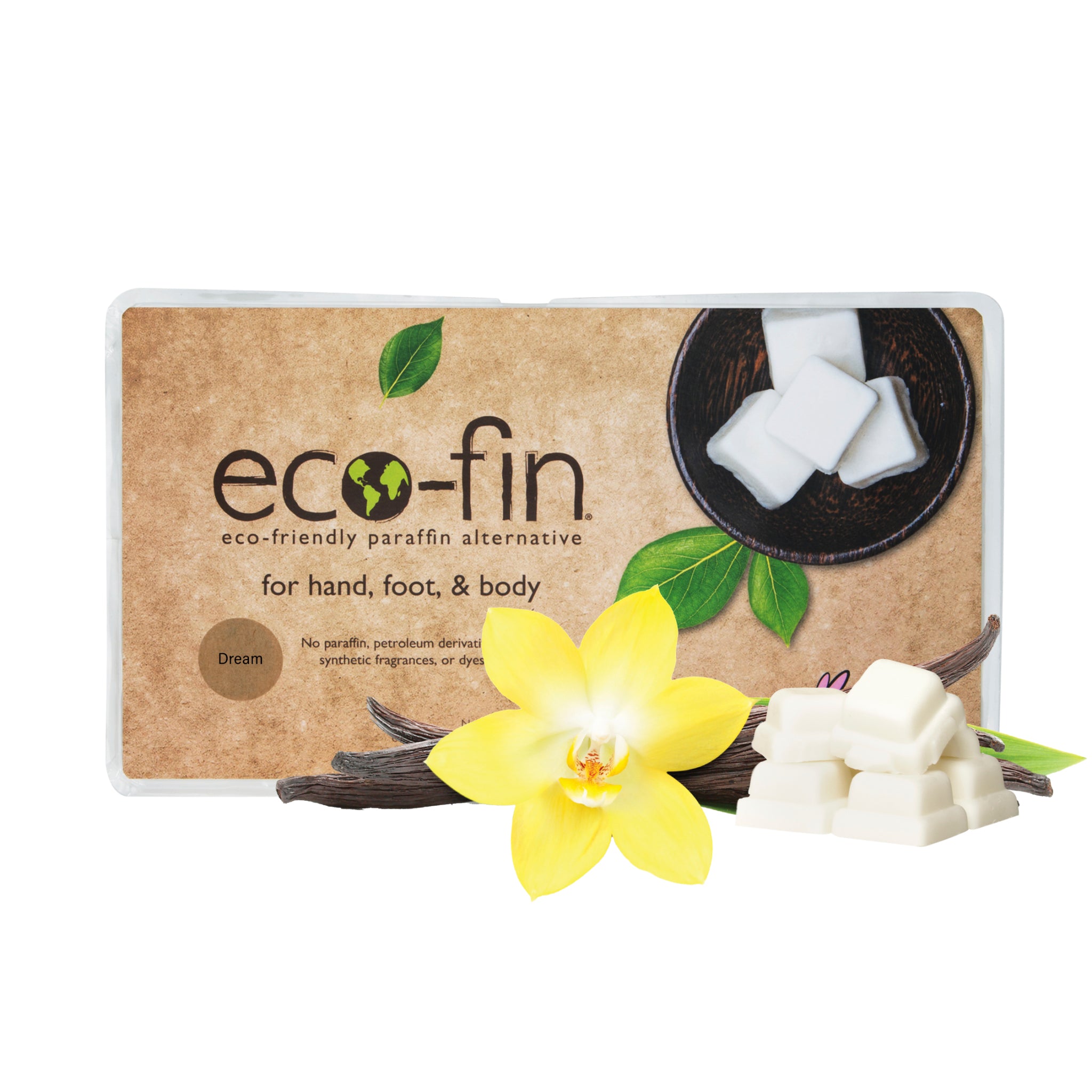 Eco Fin Dream Vanilla Scented Wax Melts - Natural Paraffin-Free Alternative for Home Aromatherapy & Relaxation