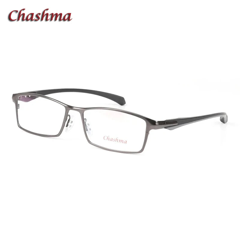 Unisex Square Titanium Alloy Eyeglasses with Full Rim - Lightweight & Durable Frame for Men & Women | Perfect for Reading, Working & Daily Wear