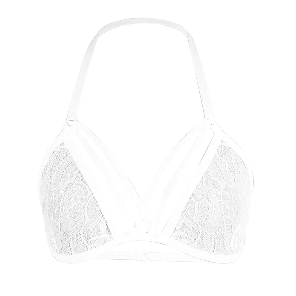 Sexy Hollow Out Lace Camisole Tank Top - Elastic Cage Bra & Bustier Lingerie for Women | Perfect for Date Night, Boudoir Photography & Sensual Occasions