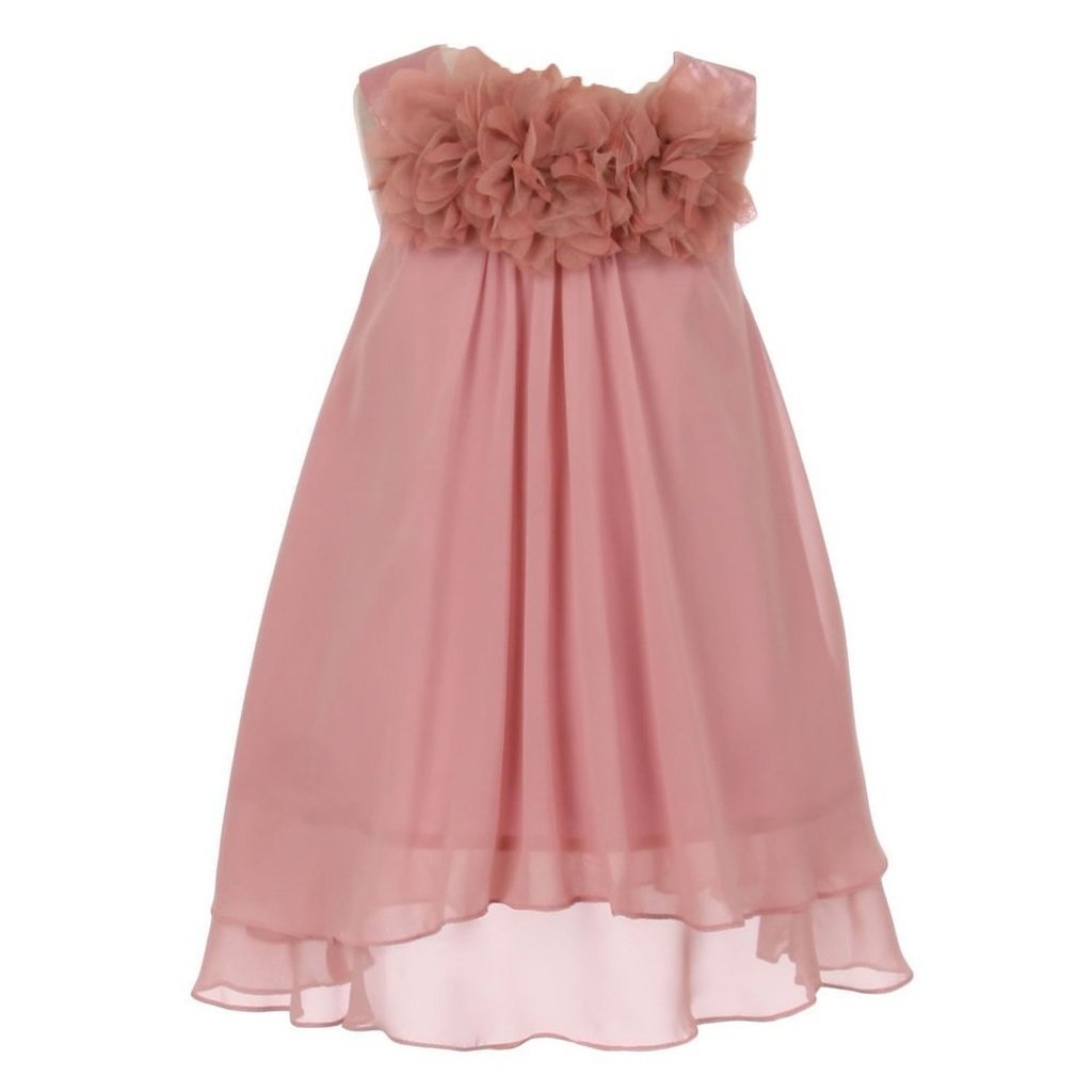 iGirlDress Little Girls' Mesh Chiffon Flower Girls Dress - Elegant Party Gown for Weddings, Baptisms & Special Occasions