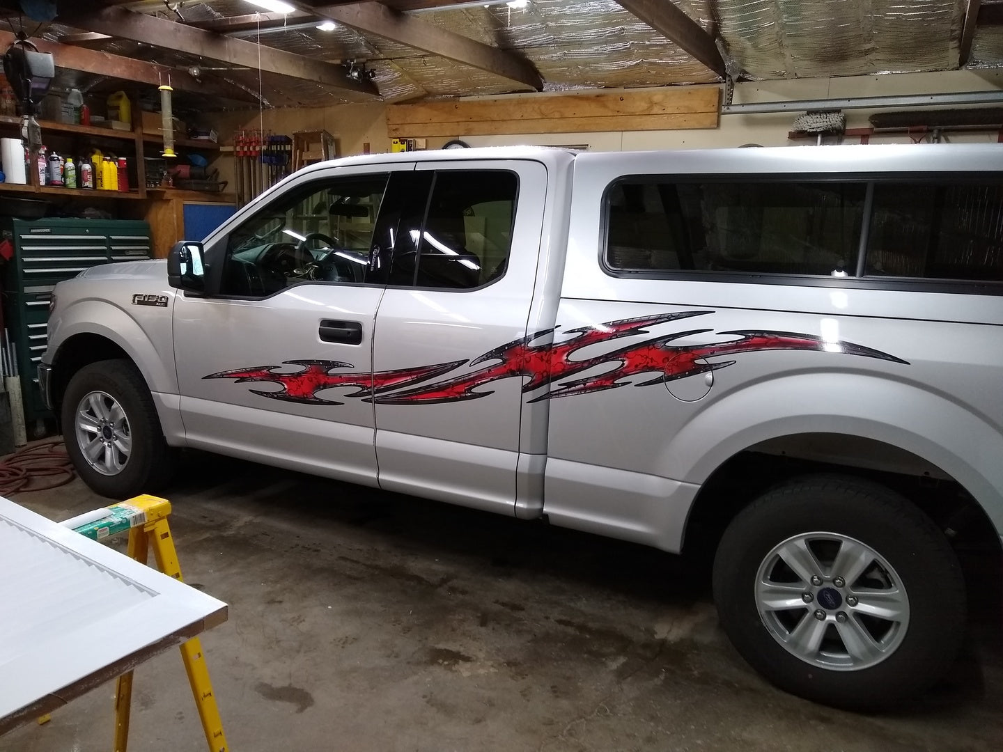 Tribal Flares Graphic Decals for Cars, Trucks & Semi Trailers - Custom Vinyl Stickers for Vehicle Customization - Perfect for Personalizing Your Ride, Showcasing Style on Highways & Car Shows