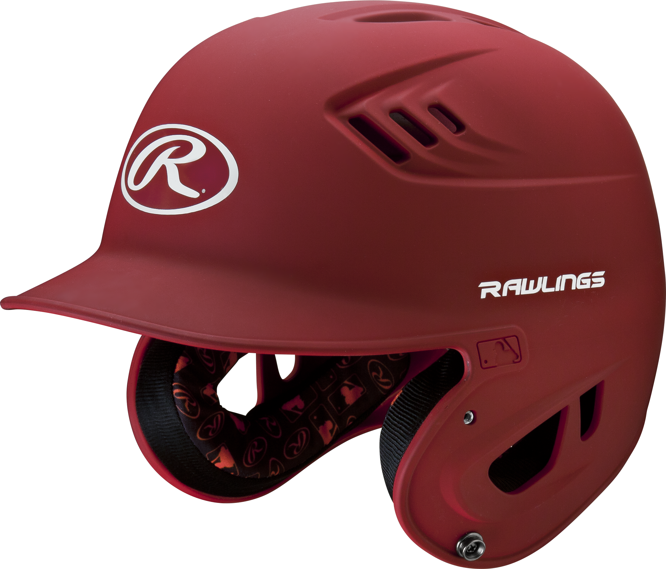 Rawlings R16 Matte Baseball Helmet - Single Tone Youth/Adult Protective Gear for Baseball, Softball & Training - R16M Model