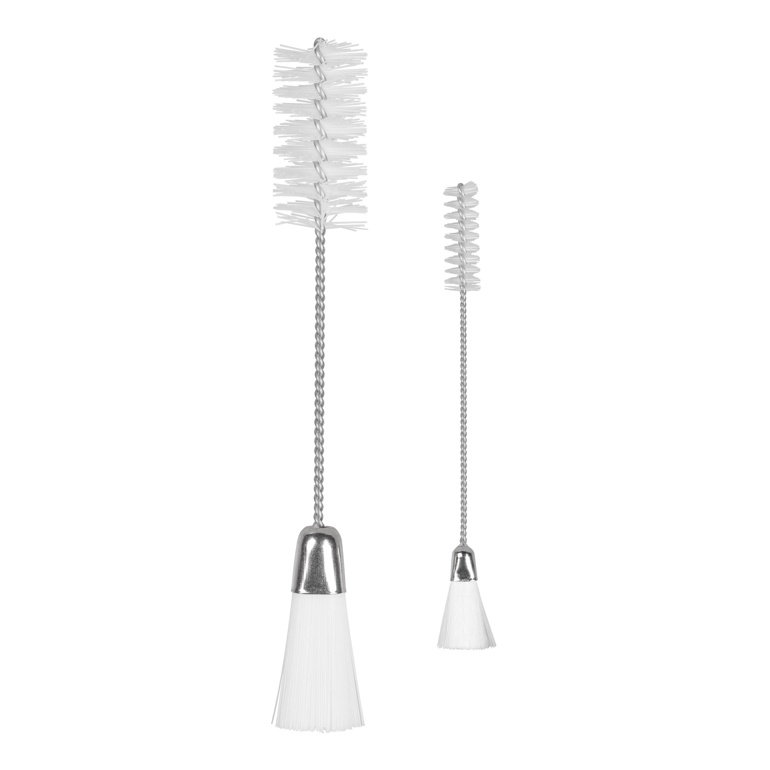 Premium Silver & White Nozzle Cleaning Brushes - Durable & Efficient for Home, Kitchen, and Automotive Use