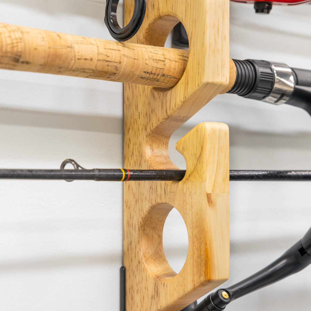 Best Fishing Rod Holder for Stillwater - Heavy Duty 8 Rod Storage Rack | Secure & Space-Saving Tackle Organizer for Garage, Boat, or Cabin | Perfect for Anglers & Fishing Enthusiasts