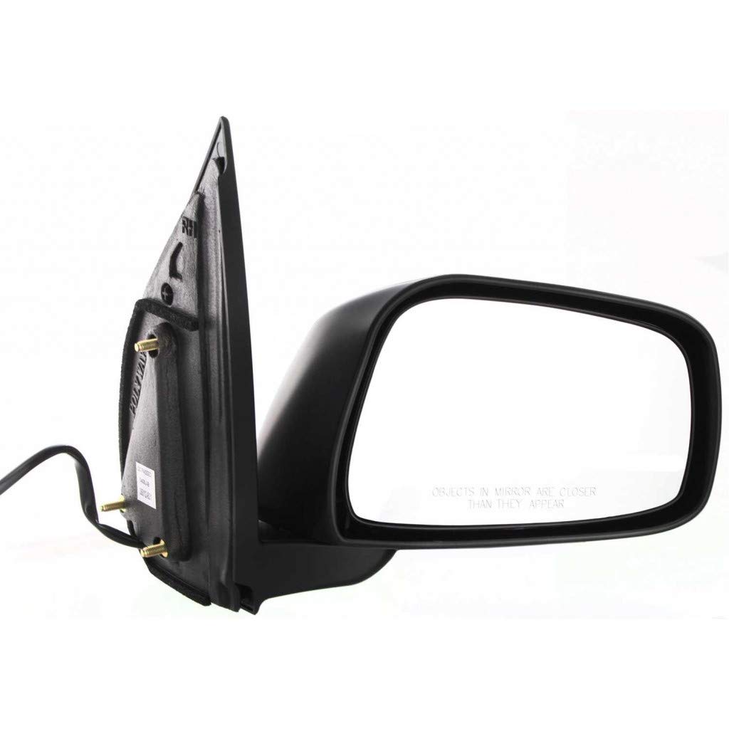 2005-2018 Nissan Frontier Passenger Side Manual Folding Power Door Mirror - Textured Black Replacement for 963019BC9B NI1321153 - Perfect for Off-Roading, Daily Commuting & Truck Upgrades