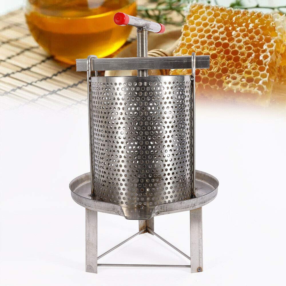 Stainless Steel Honey Press Extractor for Beekeeping & Juice Making