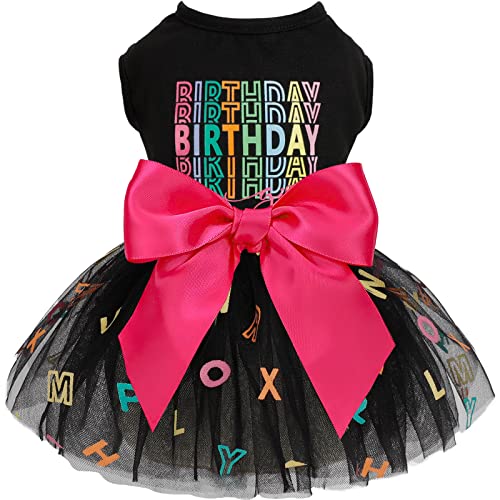 Letter skirt black