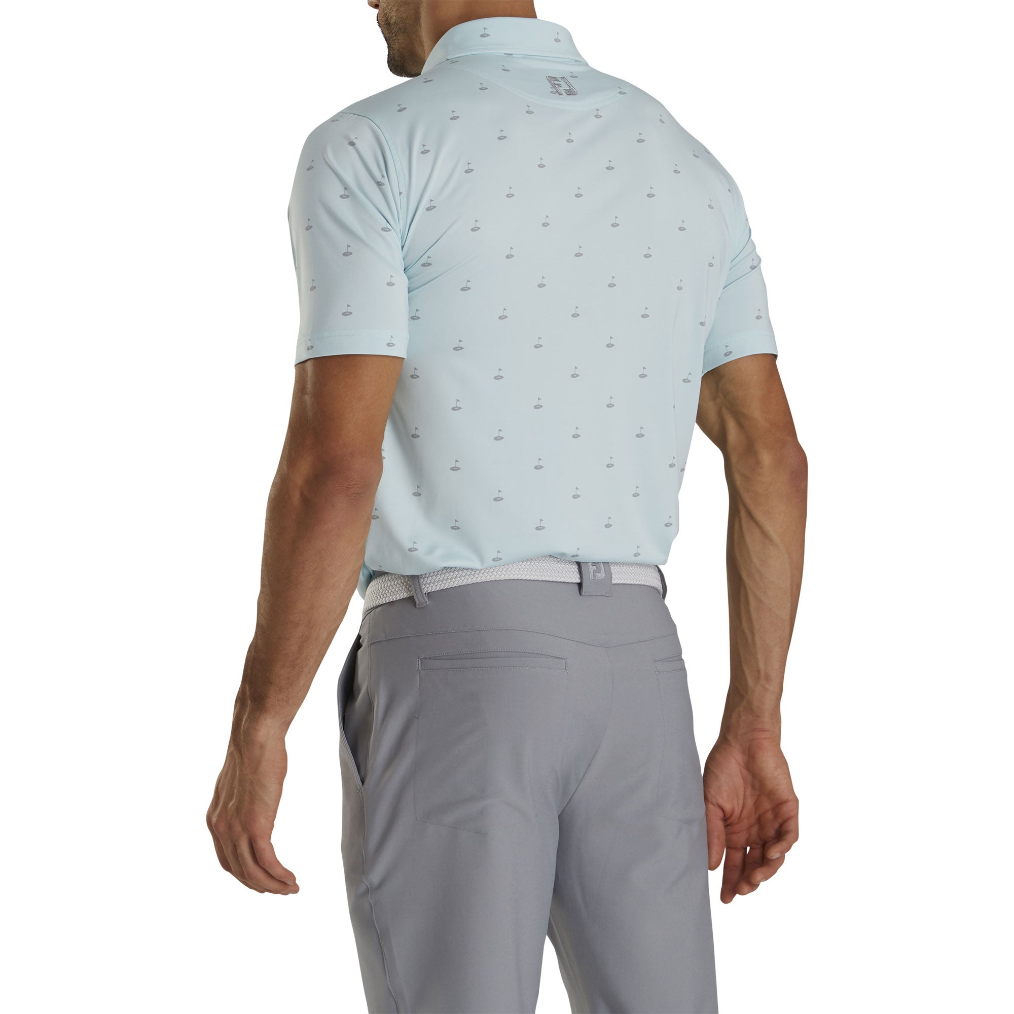 FootJoy Men's Athletic Fit Lisle Golf Polo Shirt - Breathable & Comfortable for Golfing - Perfect for Golf Tournaments, Casual Wear & Outdoor Activities