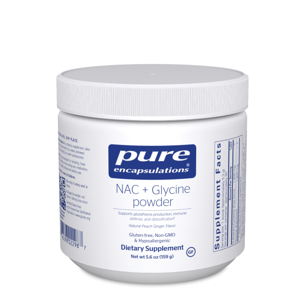 NAC + Glycine Powder Supplement - Antioxidant & Detox Support for Liver Health - Perfect for Daily Wellness & Immune Boosting