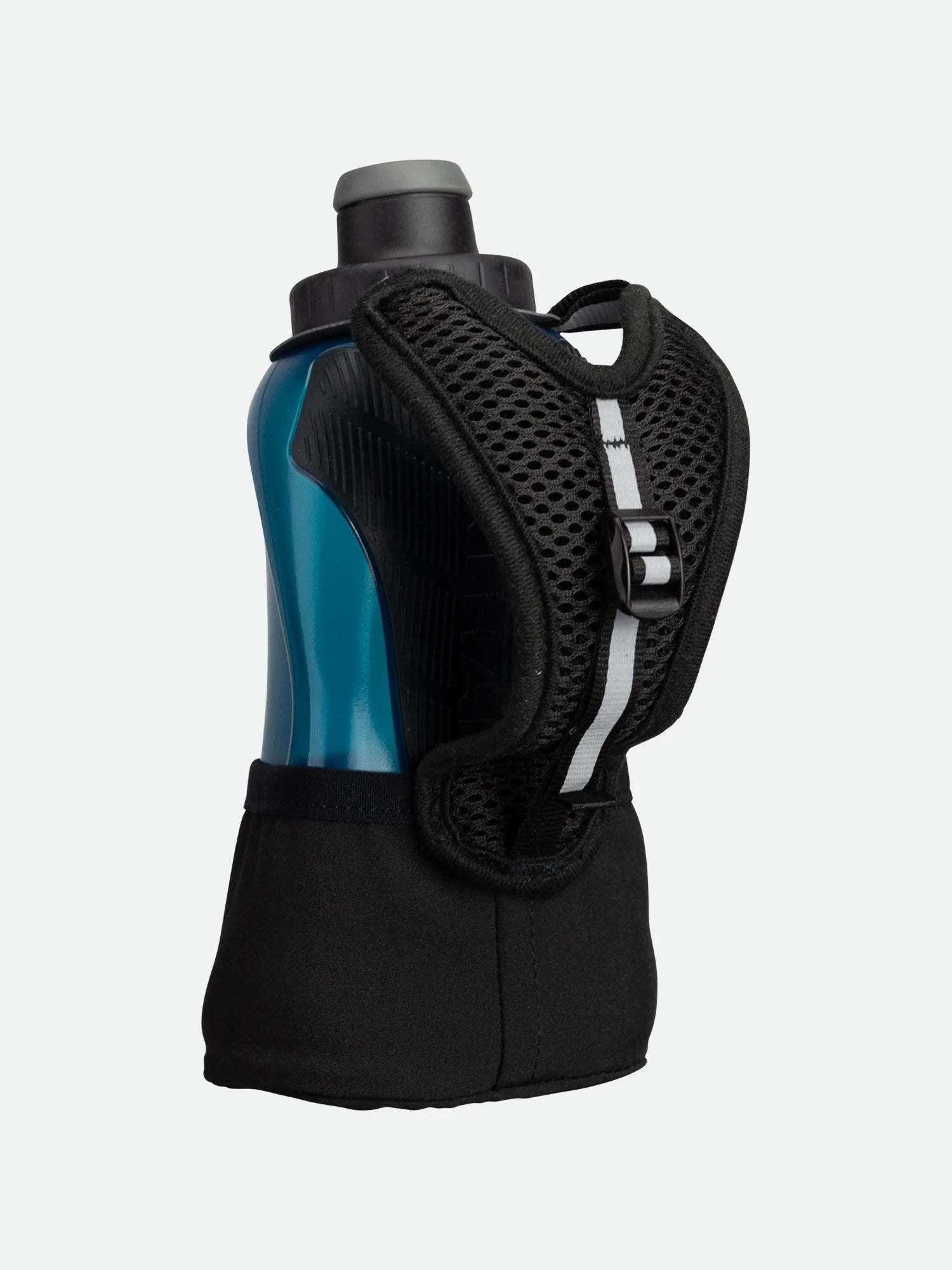 QuickSqueeze Lite 12oz Handheld Water Bottle - Leak Proof & Easy Squeeze (Black/Marine Blue) - Perfect for Gym, Hiking & Outdoor Activities