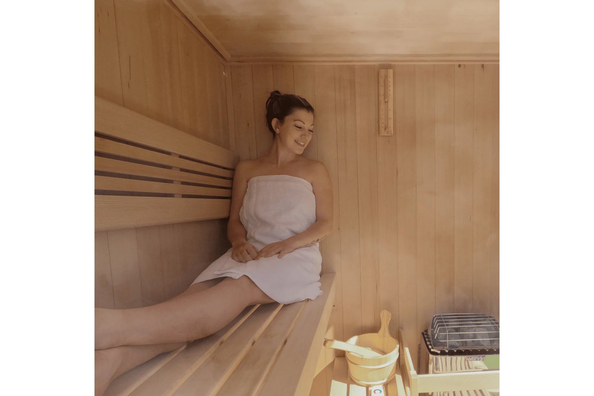 Harvia KIP Electric Sauna Heater with External Controls - Premium Home Spa & Wellness Solution for Relaxation & Detox