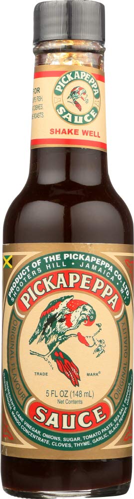 Pickapeppa Sauce - 5 Oz Bottles (Pack of 12) - Jamaican Jerk Marinade, BBQ Glaze & Cooking Sauce - Perfect for Grilling, Roasting & Flavoring Meats