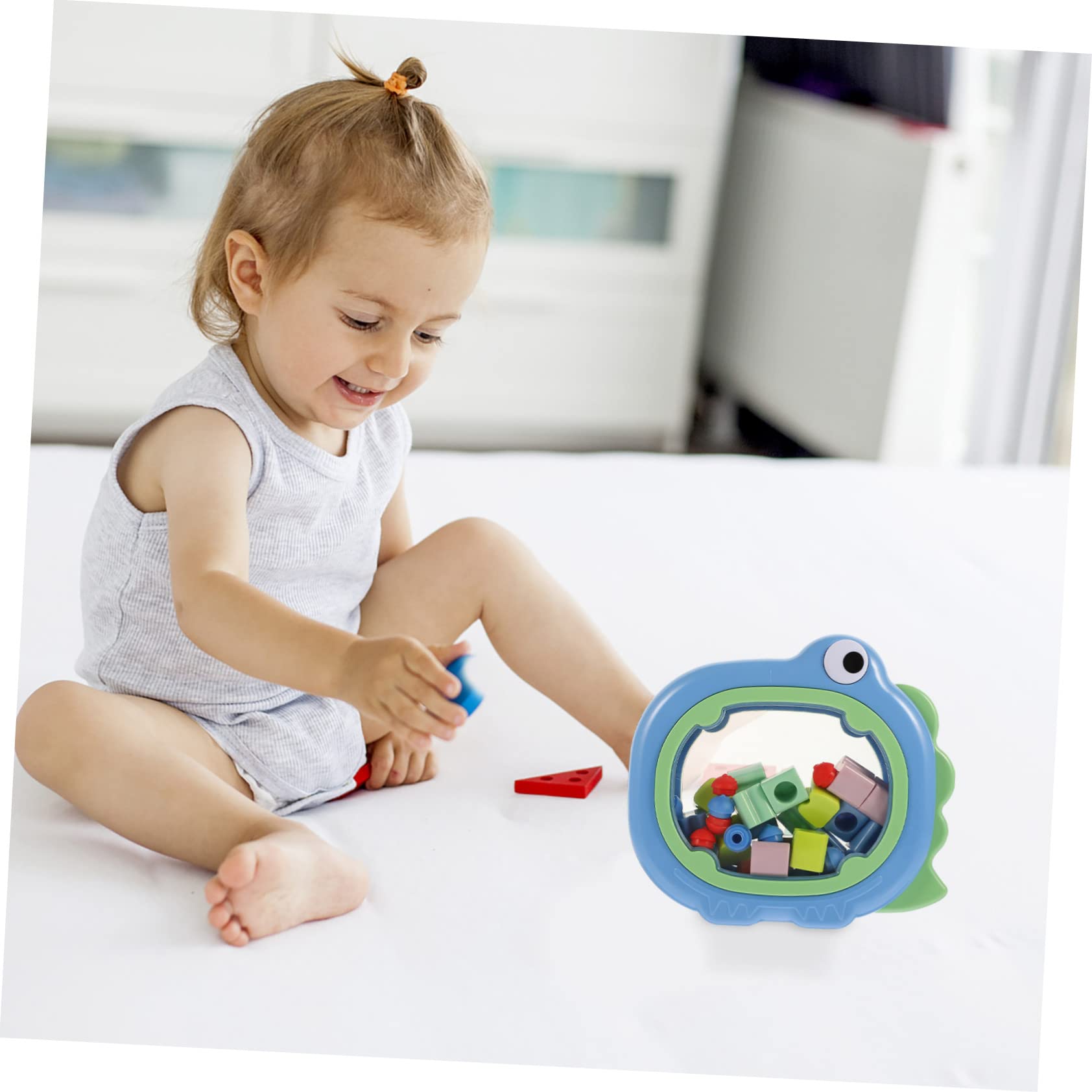 VICASKY Baby Tooth Storage Box - Plastic Tooth Fairy Container for Lost Teeth & Hair Clips - Perfect for First Tooth Keepsake & Kids Memory Preservation