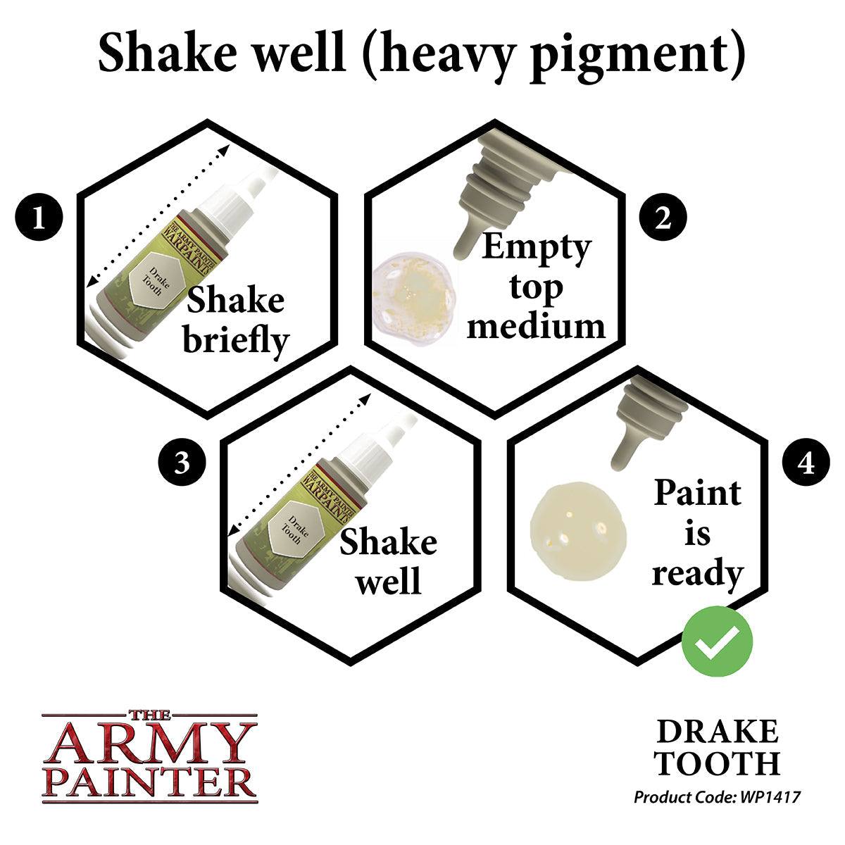 Drake Tooth Warpaints - Premium Face Paint for Cosplay, Halloween & Theater Makeup - High-Quality, Long-Lasting & Easy to Apply