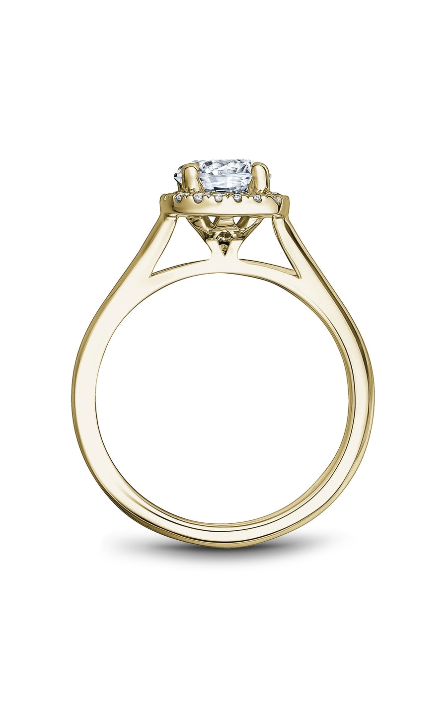 Noam Carver Bridal Engagement Ring B096 05YA - Elegant 14K Gold Wedding Band for Women, Timeless Solitaire Diamond Ring for Proposals & Anniversaries | Perfect for Romantic Proposals, Wedding Ceremonies & Special Occasions