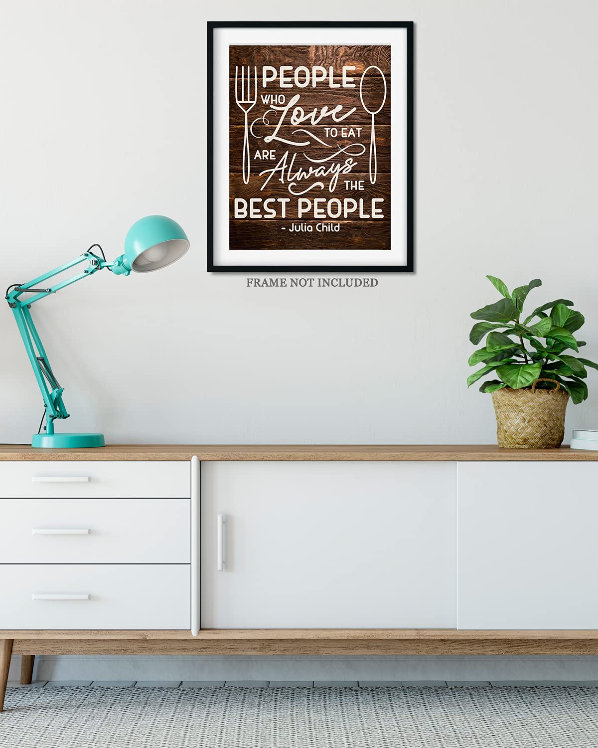 Julia Child Kitchen Wall Art - Chef Decor for Home & Restaurant