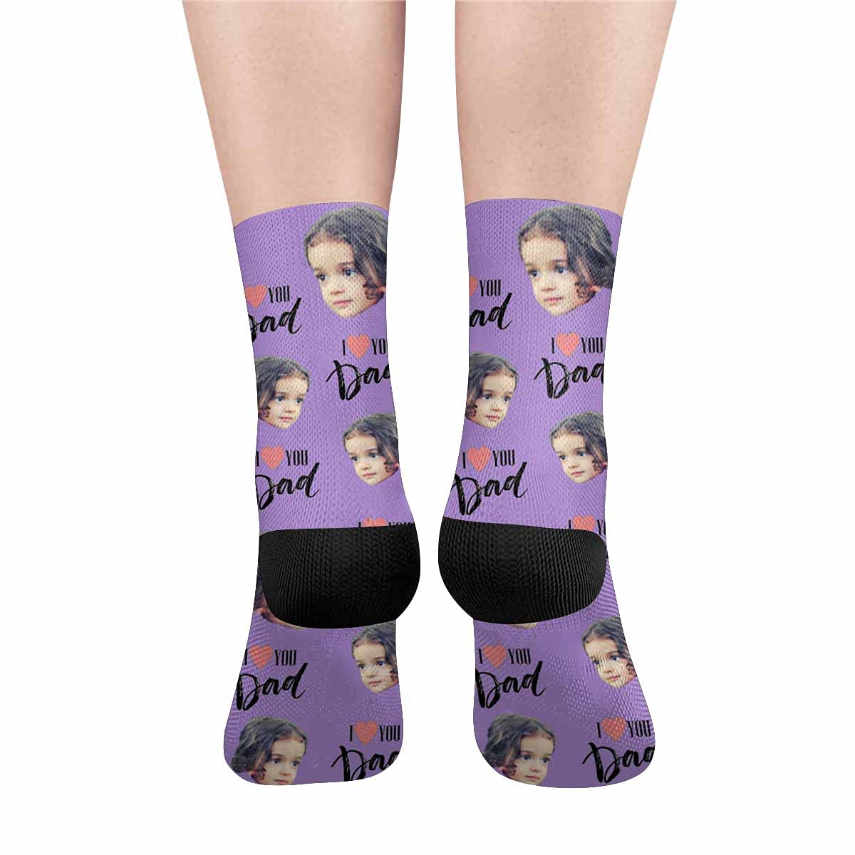 Custom Printed High Crew Socks - Personalized 