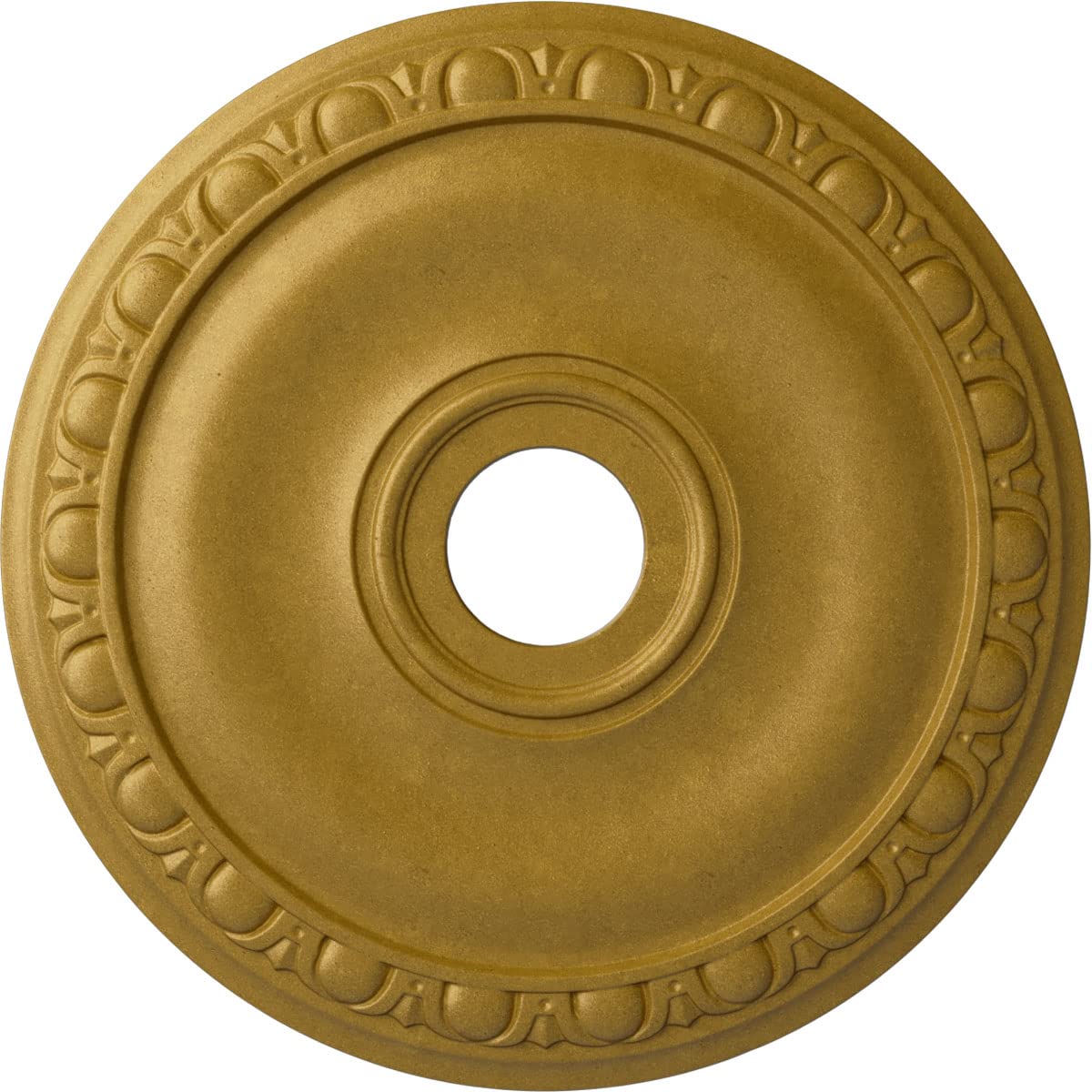 Ekena Millwork CM20JAPGS Jackson 20 Inch Ceiling Medallion - Hand-Painted Pharaohs Gold Finish, 20