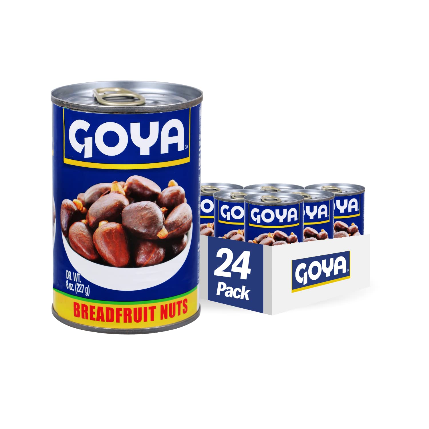 Goya Foods Breadfruit Nuts (Pana Dallas Ware Pepita) - 8-Ounce Pack of 24 | Healthy Snack, Vegan Protein Source | Perfect for Trail Mix, Baking & On-the-Go Nutrition