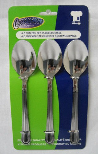 STANDA 3 Pack Stainless Steel Teaspoons - Premium 18/8 Stainless Steel, Dishwasher Safe, Perfect for Coffee, Tea, Desserts & Everyday Use