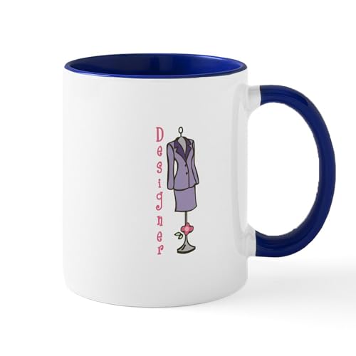 White/Navy Inside - Dress Designer Mugs