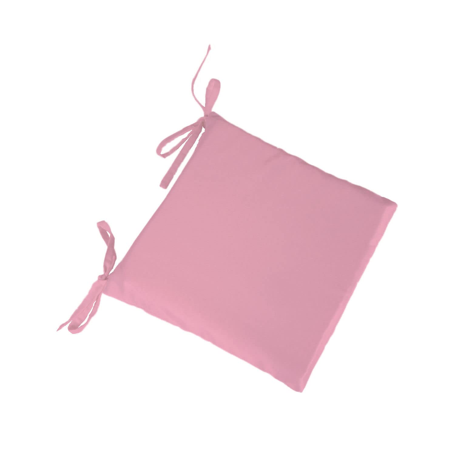 40x40 cm 4cm Thick 100% Cotton Solid Color Chair Cushion with Removable Cover - 30 Color Options, Customizable for Home, Office, and Outdoor Use