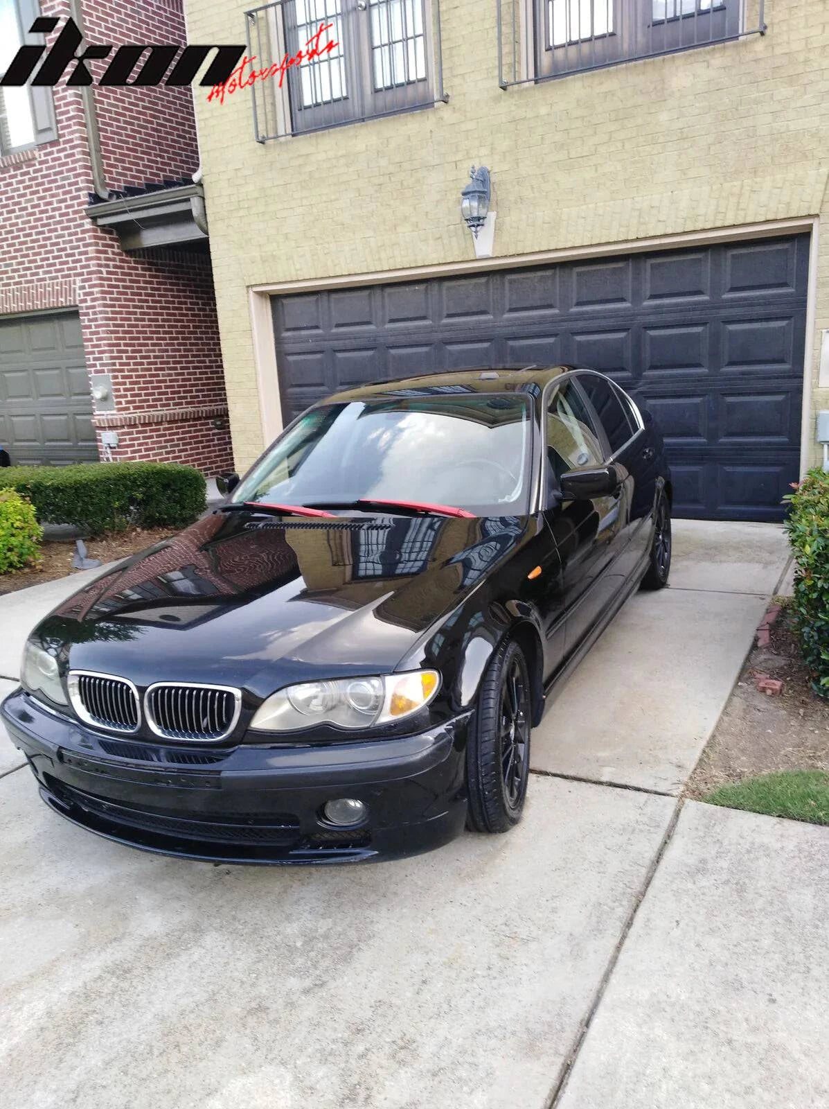 1999-2005 BMW E46 323i 325i 330i Sedan 4-Door Front Bumper Cover - M3 Style Conversion Bumper Replacement for Enhanced Style & Performance - Perfect for Car Upgrades & Street Racing Enthusiasts