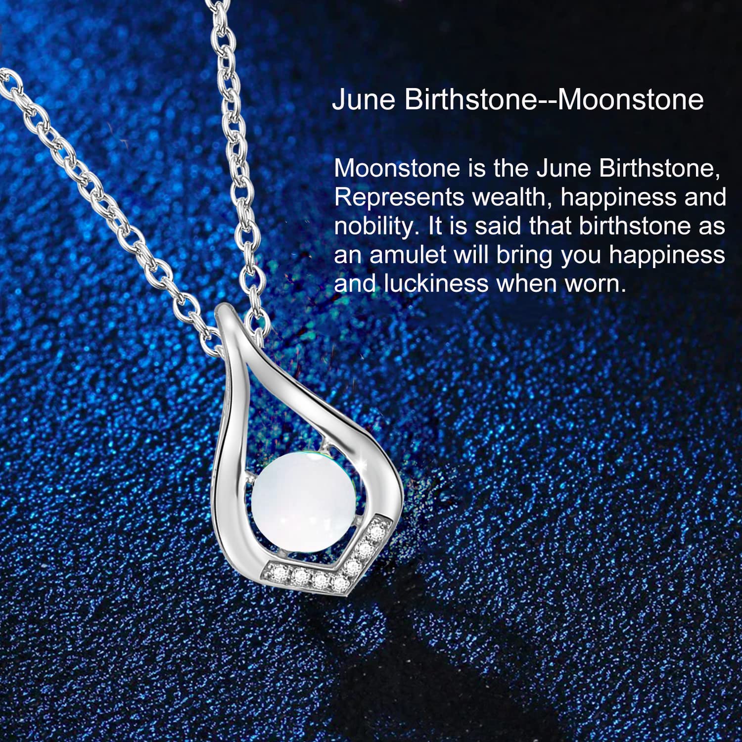 12 Months Colorful Birthstone Necklace for Women - Sterling Silver Infinity Pendant Jewelry Gift for Anniversary, Birthday, Christmas & Valentine's Day | Perfect for Everyday Wear, Special Occasions & Thoughtful Gifting