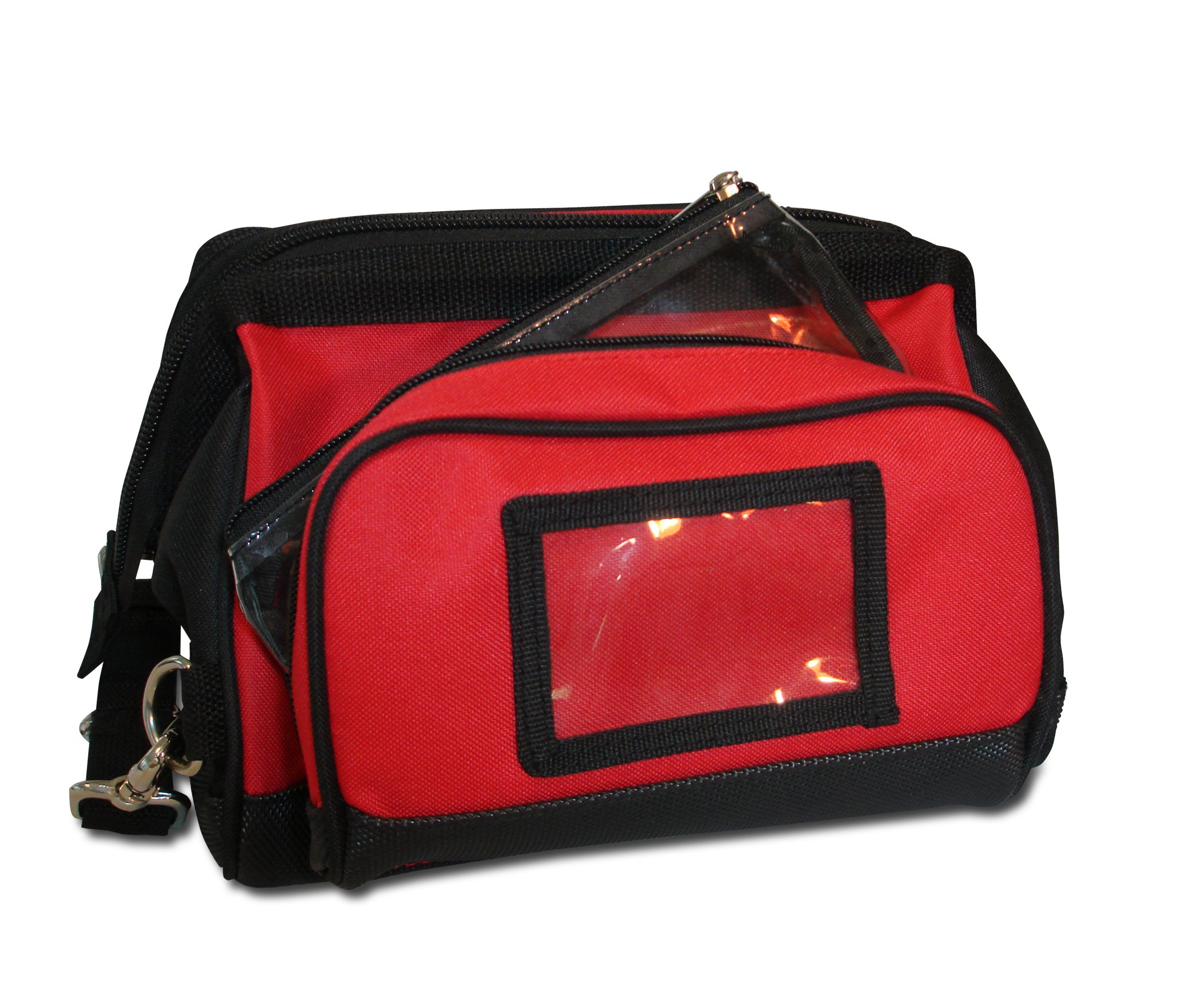Fireman's All-Purpose Wide Mouth Toiletry & Tool Bag with Maltese Cross - Durable Shift Organizer for Firefighters | First Responder Gear, Emergency Kit & Work Essentials