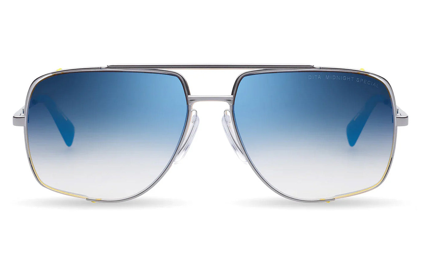 Dita Midnight Special DRX 2010 Sunglasses - K Black Palladium Frame with Blue Mirror Lenses - Perfect for Driving, Outdoor Sports & Fashion Accessories