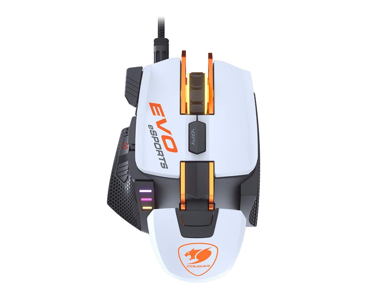 COUGAR 700M EVO Esports Gaming Mouse - 16000 DPI Optical Sensor, Adjustable Palm Rest & Weights, Fully Programmable Buttons - Perfect for FPS, MOBA & Competitive Gaming