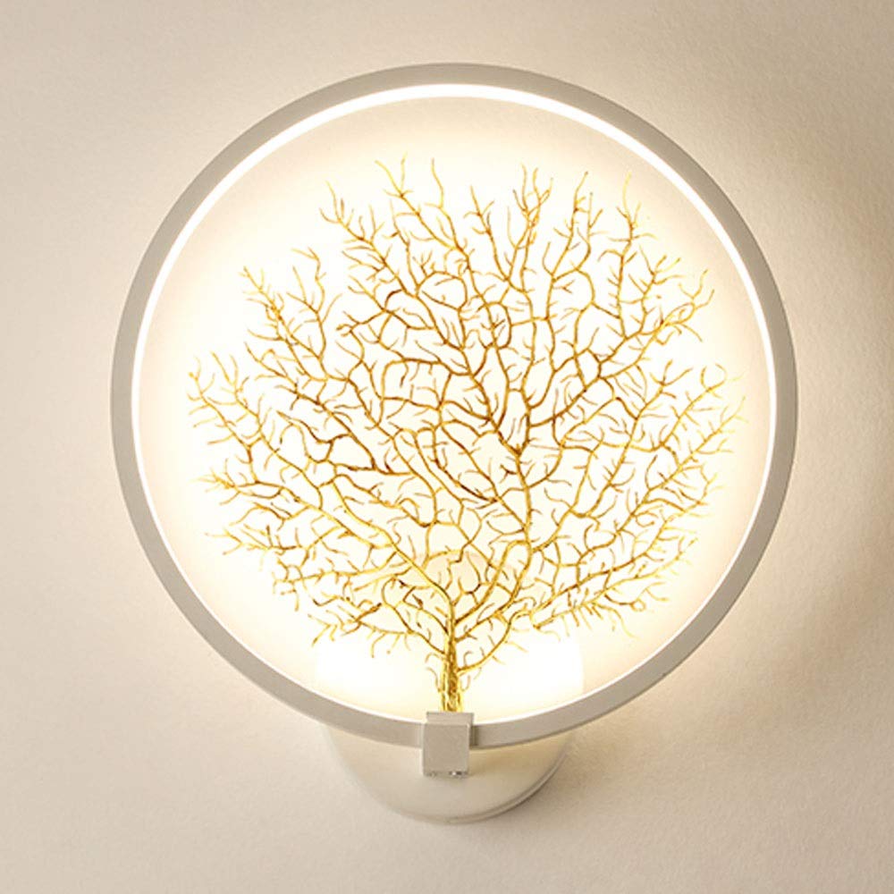 Nordic Style Wall Mounted Light - Creative Sea Tree Design LED Wall Lamp for Living Room, Bedroom, Hotel & Restaurant Decor | Energy Efficient Indoor Lighting for Homes, Villas, Bars & Reading Spaces