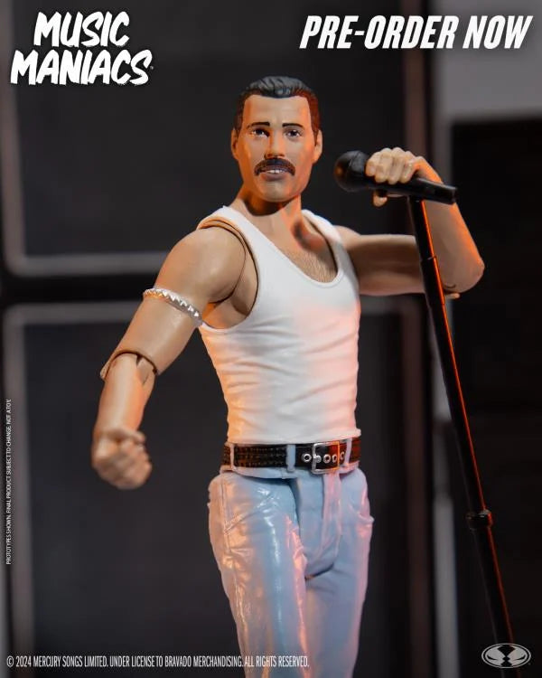 Freddie Mercury Action Figure - Limited Edition Collectible for Music Maniacs | Perfect for Queen Fans, Gift for Rock Music Lovers, Display for Home & Office Decor